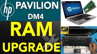 HP Pavilion DM4 1380 RAM UPGRADE  FULL GUIDE [upl. by Boucher]