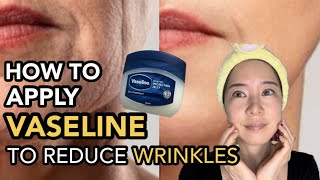 HOW TO use VASELINE on face  SLUGGING SKINCARE ROUTINE  Beauty hacks to reduce wrinkles [upl. by Bores]