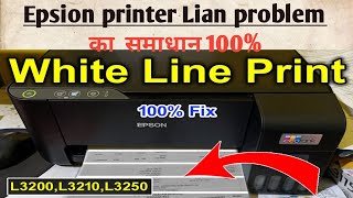 epson l3210 printing lines problem  epson l3210 printing sticker  printer lining problem 2023 [upl. by Notffilc405]