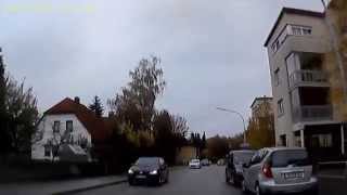 D Schwabach Fahrt durch den Ort Oktober 2014 [upl. by Yelsehc110]