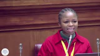 EFF Naledi Chirwa ANC destroy young people with Fake Jobs [upl. by Ardnuhsed]