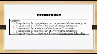 Mycobacteria 1Acid fast bacilli [upl. by Morrill]