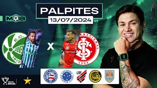 PALPITES DE FUTEBOL PARA O DIA 13 07 2024  BILHETE PRONTO SABADOU NO MUNDO BET [upl. by Onitnatsnoc]