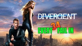 Every Fail In Divergent  Everything Wrong With Divergent Mistakes and Goofs [upl. by Toomay640]