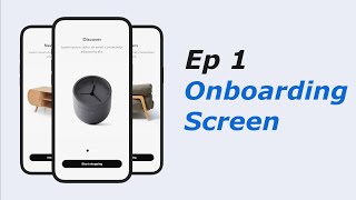 Onboarding Screen  eCommerce  Flutter UI  Speed Code [upl. by Dedie946]