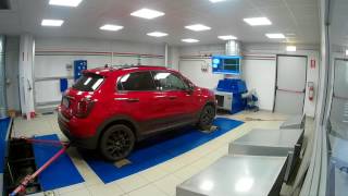 FIAT 500X  SRT Hellcat  Biesse Racing Prove al Banco a Rulli [upl. by Kylander624]