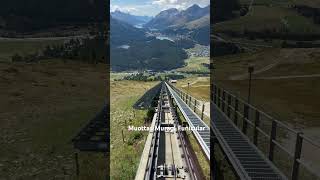 Muottas Muragl Funicular Switzerland [upl. by Baldwin]