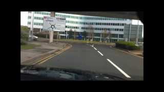 DRIVING AROUND THE TERMINALS AT MANCHESTER AIRPORT MANCHESTER 2013 [upl. by Altaf]