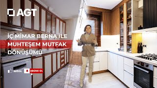 İç Mimar Berna AGT ile Mutfak Yeniledi AGT Duvar Profili İle Mutfak Yenileme [upl. by Vita]