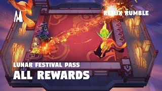 LUNAR FESTIVAL PASS ALL REWARDS  TFT SET 10 [upl. by Jackelyn221]