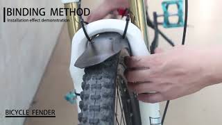 NICEDACK MTB Mudguard  Review  How to install [upl. by Nibuz]