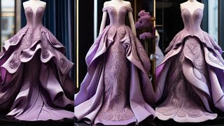 Lilac Dreams Enchanting 🧚‍♀️ Fairytale Lilac Ballgowns 🔮💜 [upl. by Arlette]