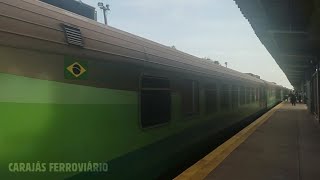 Movimento de embarque e desembarque na Estação Ferroviária de MarabáPará [upl. by Rozele]