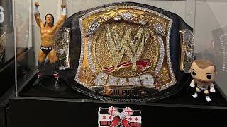 My RESTONED RELEATHERED amp SIGNED WWE SPINNER CHAMPIONSHIP REPLICA BELT [upl. by Shirlene]