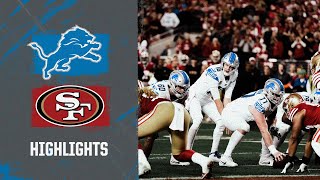 Lions lose a heartbreaker to the 49ers  Lions vs 49ers NFC Championship Highlights [upl. by Lalitta]