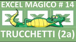 EM14 Trucchetti Suggerimenti e Scorciatoie con excel [upl. by Yruam274]