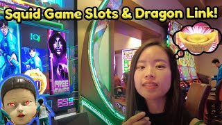 I Got a BONUS On The SQUID GAME SLOTS Machine And on Dragon Link when I Max Bet 🫡 💰 [upl. by Atil]