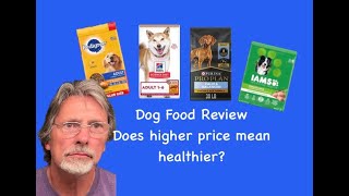 Dog Food Review Does Higher price mean healthier Pedigree Iams ProPlan Science Diet Orijen [upl. by Halliday]