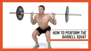 How to Perform the Barbell Squat with Perfect Form  Menshealth UK [upl. by Darin660]