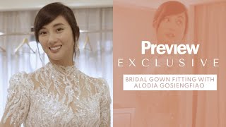 The Making of Alodia Gosiengfiaos Wedding Gown  Preview Exclusive  PREVIEW [upl. by Egrog488]