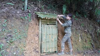 Build an underground survival shelter survival alone [upl. by Wilkie]