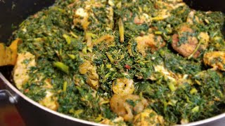 QUICK AND EASY EDIKANG IKONG SOUP RECIPE [upl. by Nnahgem]