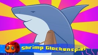 Shrimp Glockenspiel  Silly Song  JellyBug [upl. by Nnaarat]