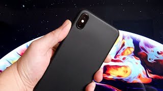 MATTE BLACK iPhone Xs Max CASE ULTRA THIN Totallee Case Review [upl. by Chuah]