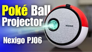 Portable Poké Ball Projector  NexiGo PJ06 [upl. by Inaluahek]