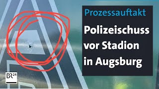 Schuss am Stadion Polizeibeamter vor Gericht  BR24 [upl. by Nesyaj]