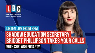 Shadow Education Secretary Bridget Phillipson took your calls  Watch Again [upl. by Ney]