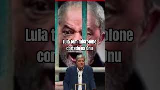 Lula tem microfone cortado na ONU lula onu memes [upl. by Arrat]