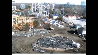 Valleyfairs Soak City Expansion Timelapse [upl. by Gracie804]