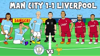 MAN CITY 11 LIVERPOOL Trent Haaland Goals Highlights Premier League Parody [upl. by Winola]