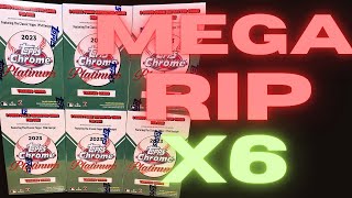 2023 Topps Chrome Platinum MEGA 6 BOX RIP [upl. by Enirhtak]