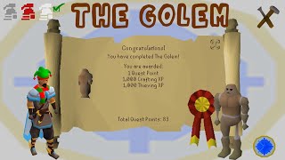 OSRS The Golem Quest Guide  Ironman Approved [upl. by Cutlerr298]