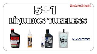 5 LÍQUIDOS TUBELESS para BICICLETA► TEST de MATERIAL a fondo [upl. by Adnoek]