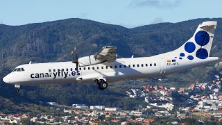 Canaryfly ATR 72500 Landing at Fuerteventura 4K [upl. by Gingras]