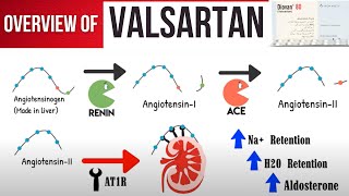 Valsartan Diovan Uses Dose Mechanism of Action and Side Effects 5mins Dr Bilal Medsparkles [upl. by Ynogoham48]