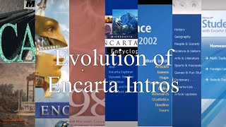 June 20 🆞 Evolution of Encarta Intros and Main Menus [upl. by Ecnerewal360]