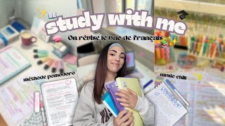 Study With me  On révise le bac de français [upl. by Ebba]