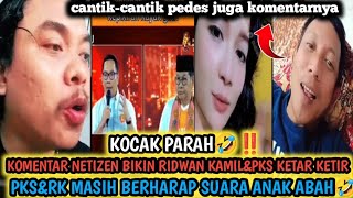 KOCAK PARAH🤣‼️LAGI LAGI PKSampRIDWAN KAMIL DI PERMALUKAN NETIZENRK BERUSAHA NGIBULIN WARGA JKT [upl. by Haimes]