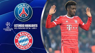 PSG vs Bayern Extended Highlights  UCL Round of 16  Leg 1  CBS Sports Golazo [upl. by Nylorak]