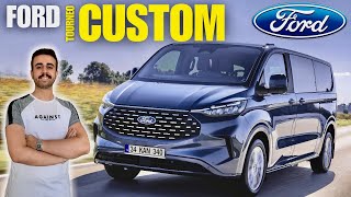 YENİ FORD TOURNEO CUSTOM 2024  TÜM DETAYLAR  20 EcoBlue  FORD LOGOLU TRANSPORTER [upl. by Fiorenza445]