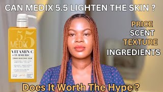 The Shocking Truth Medix 55 Vitamin C and Tumeric Brightening Body Lotion Honest Review [upl. by Basso]