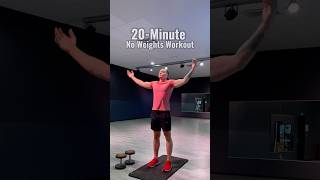 Get Fit in 20 Min – No Weights Just Results bodyweightworkout noequipmentworkout homeworkout [upl. by Orville449]