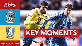 Coventry City v Sheffield Wednesday  Key Moments  Fourth Round Replay  Emirates FA Cup 202324 [upl. by Airekat]