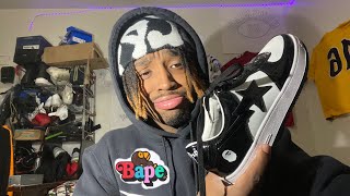 Bape sta shoe review 🦍 [upl. by Elocim366]