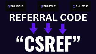Shuffle Referral Code quotCSREFquot  Use Code On Sign Up [upl. by Jean-Claude]