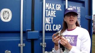 How to Lock a ShippingContainer [upl. by Naegem165]